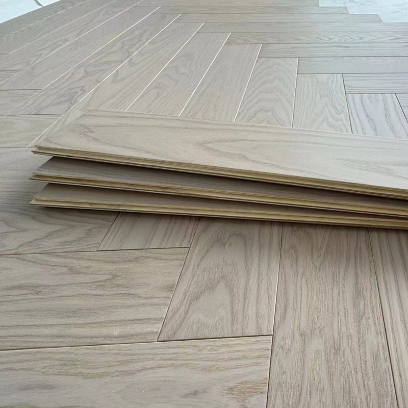 SHIJU European white oak herringbone spelling  Reinforced composite wood flooring wear resistant