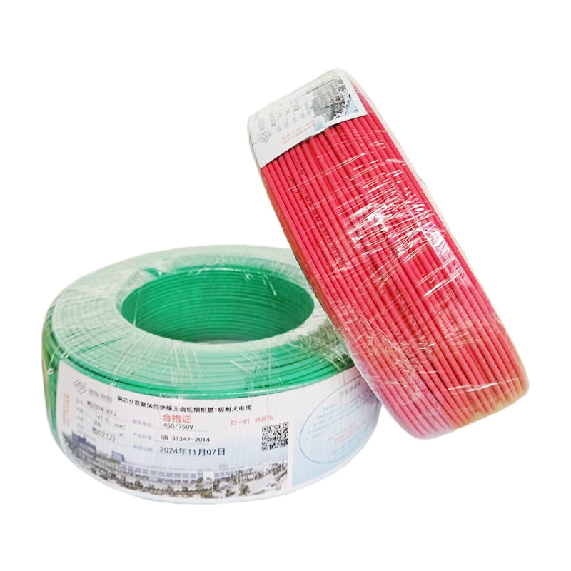 XINJINGDONG Cross-linked polyolefin insulated halogen-free and low smoke B1 grade flame retardant electric wire（Please consult customer service for specific prices）Power Distribution Industrial equipment Power transmission systems