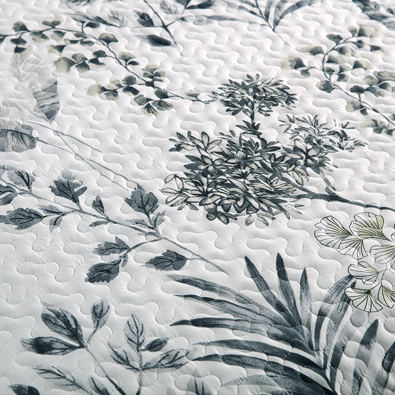 GANGZHENG 3Pcs Printed Bed Cover Set (French style 01)   Four seasons of high-end four-piece household