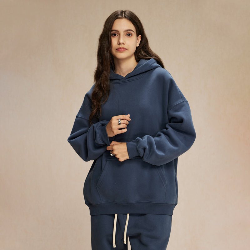 QINXI Hooded sweatshirt Starting quantity 20000 American retro Explosive top Fleece hoodie