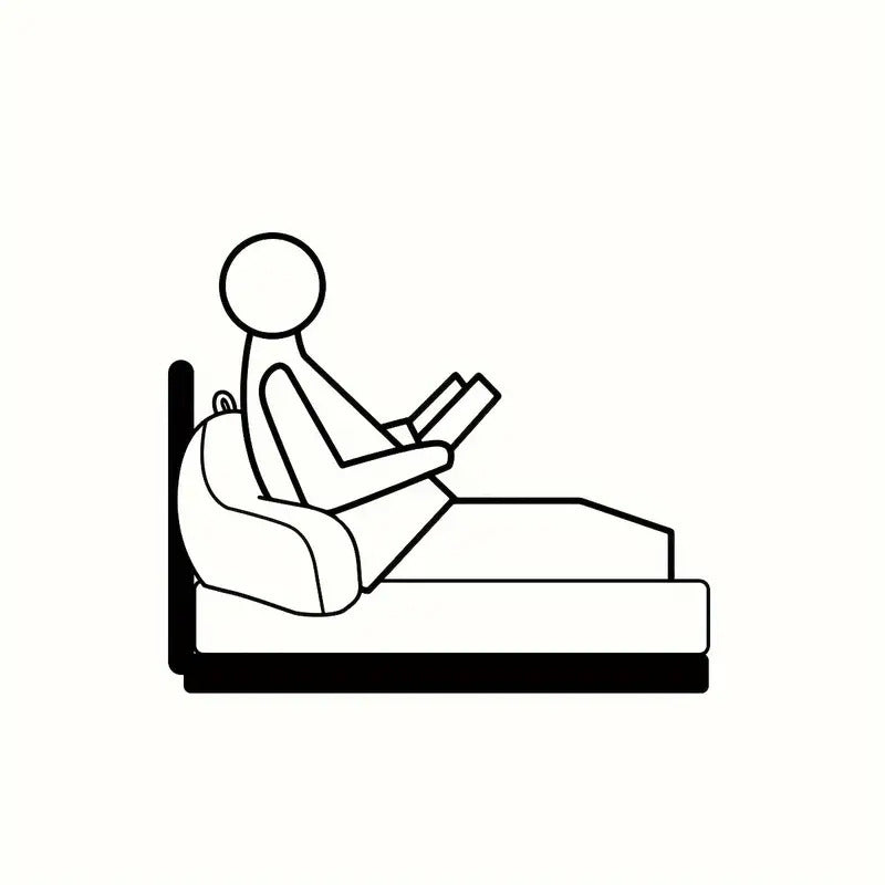JINHUANYI Shaped lumbar pillow cushion (pillow case only)