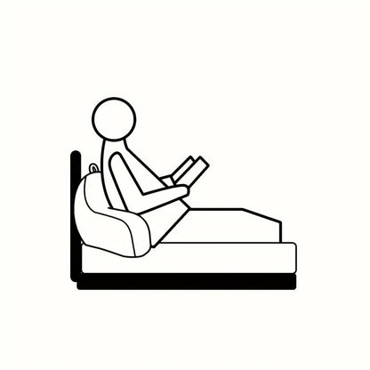 JINHUANYI Shaped lumbar pillow cushion (pillow case only)