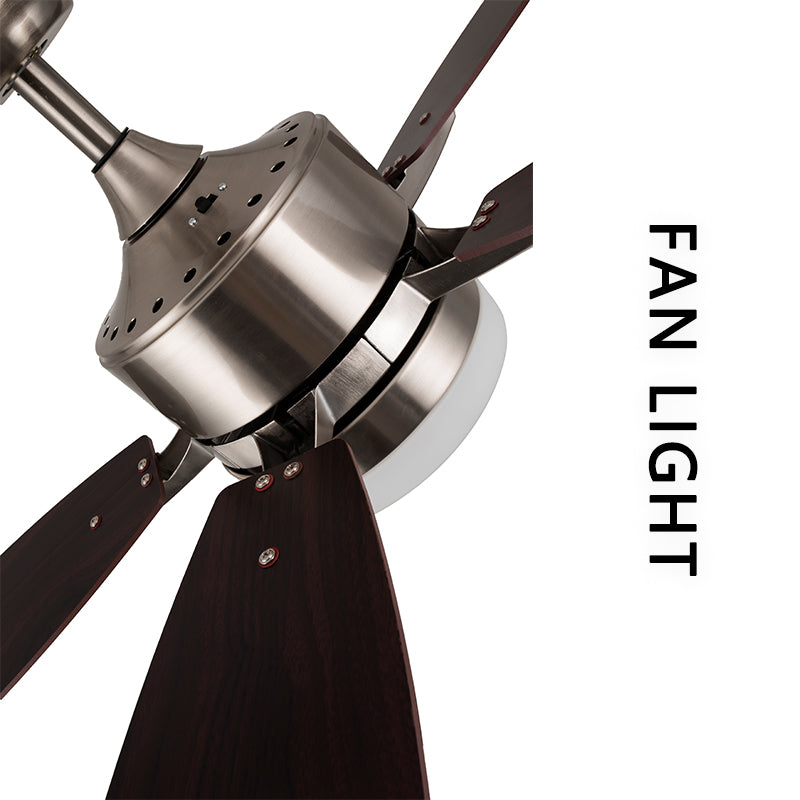 FENGZHIYUAN Ceiling fan light JY52-2013  Silent wood leaf ceiling fan light Suction ceiling fan light