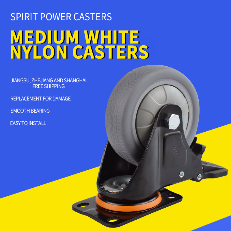 SHENGHONG Medium-Sized Silent Casters（For specific pricing, please consult customer service）eco-friendly cart wheels mechanical equipment parts