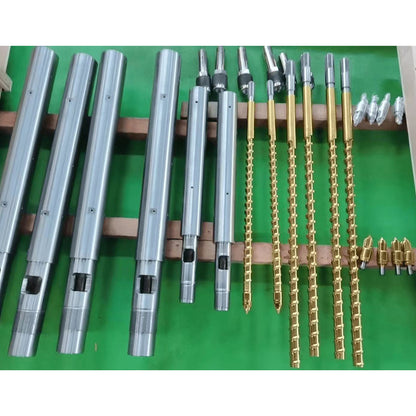 JUNSHUO Injection molding machine screw  Double alloy screw barrel