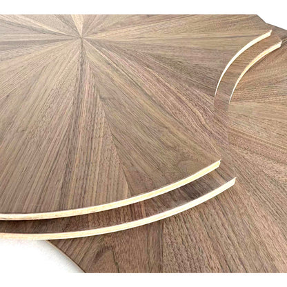 SHIJU Black walnut lotus leaf parquet  Multiple floors of solid wood laminated oak flooring
