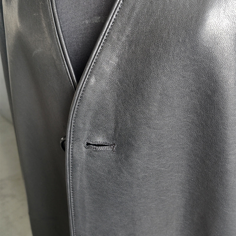 ZHONGDONGCHUN Vegetable-tanned leather coat
