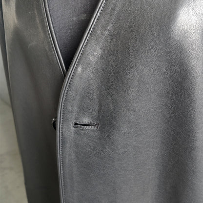 ZHONGDONGCHUN Vegetable-tanned leather coat