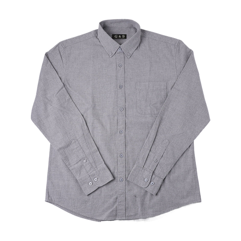 LESHI 2025 Autumn and winter new cotton color spun brushed casual shirt haute couture Business Shirt comforts  Slim Appear temperament long-sleeved shirt