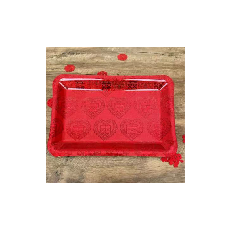 JINGMEI Rectangular Plastic Plate（For specific pricing, please contact customer service）Extra-Thick  Creative Snack Tray Party Platter