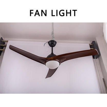 FENGZHIYUAN Ceiling fan light JY52-172   Nordic living room home electric fan Commercial retro ceiling fan