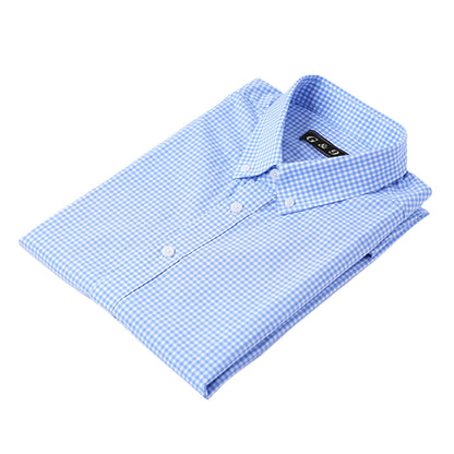 LESHI 2025 Autumn new gray vertical pinstripe shirt  Slim Appear temperament long-sleeved shirt