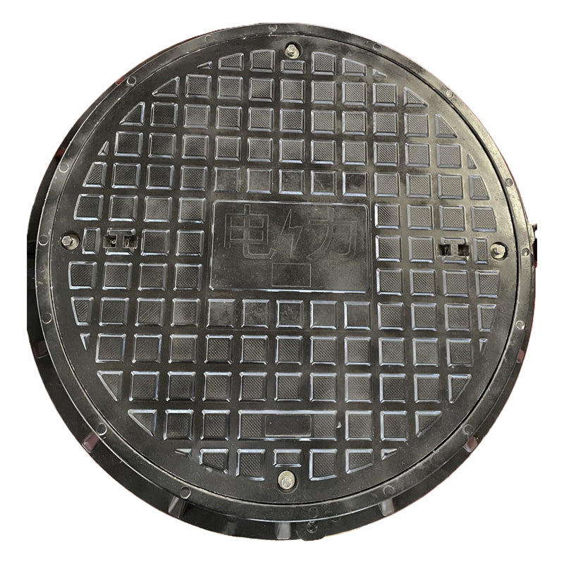 HESHENG Fiberglass reinforced plastic composite manhole cover  The pressure manhole cover is sealed and waterproof