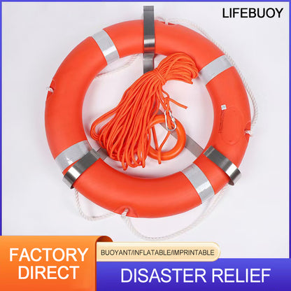 HUAAO Plastic life preserver Swimming ring 04 (Please consult customer service for specific prices) Rescue Swimming extraordinarily buoyant Boat Life Preserver Safety Line