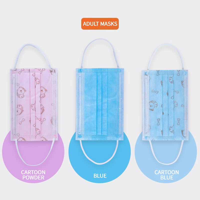 CHAOYANG Medical Surgical Masks Triple-Layer Protected Individually Wrapped Boxed