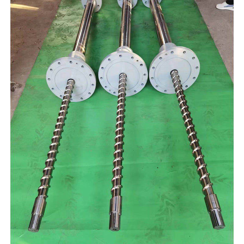 JUNSHUO Extruder screw barrels  Rubber machine screw, flat twin screw