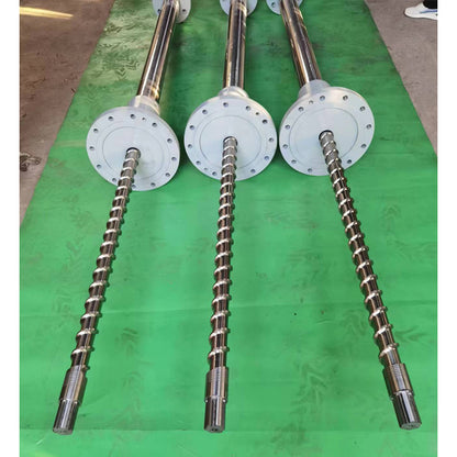JUNSHUO Extruder screw barrels  Rubber machine screw, flat twin screw