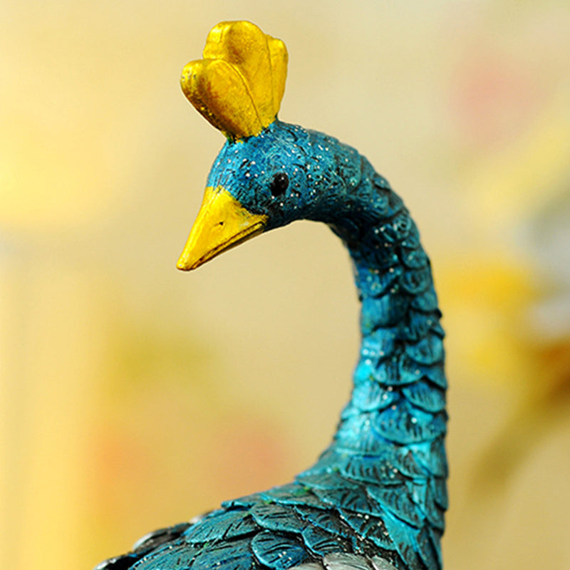 RONGHE Roman Column And Peacock（For specific pricing, please consult our customer service）Minimum order quantity: 200 pieces Home Decorative Ornaments Creative Gifts Resin Crafts