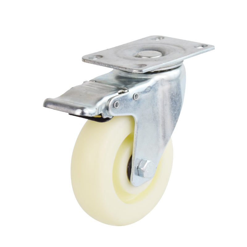 SHENGHONG Thickend Nylon Casters 01（For specific pricing, please consult customer service）Universal Wheel medium-sized White nylon