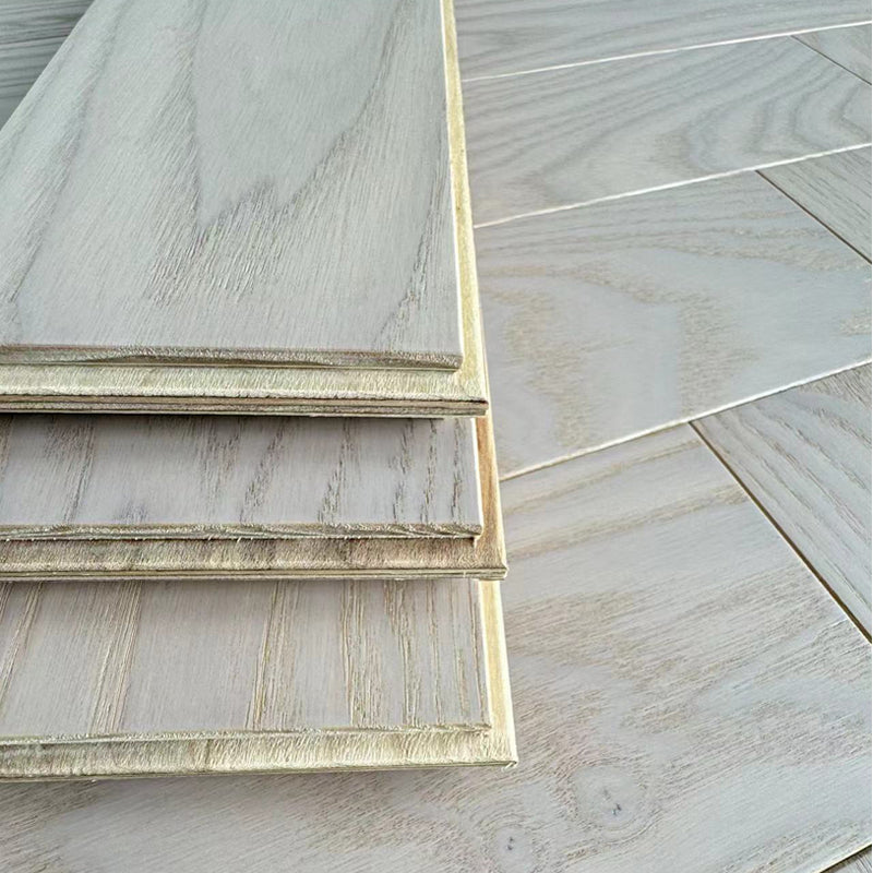 SHIJU European white oak herringbone spelling  Reinforced composite wood flooring wear resistant