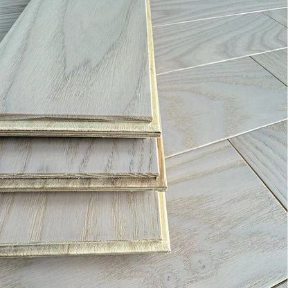 SHIJU European white oak herringbone spelling  Reinforced composite wood flooring wear resistant
