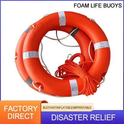 HUAAO Plastic life preserver Swimming ring 04 (Please consult customer service for specific prices) Rescue Swimming extraordinarily buoyant Boat Life Preserver Safety Line