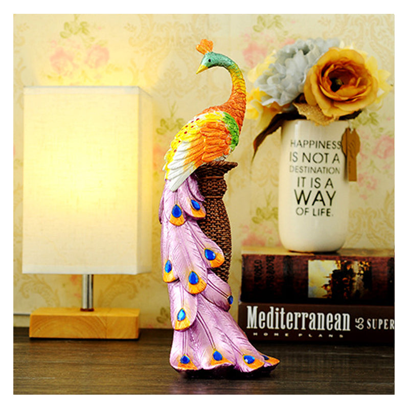 RONGHE Roman Column And Peacock（For specific pricing, please consult our customer service）Minimum order quantity: 200 pieces Home Decorative Ornaments Creative Gifts Resin Crafts