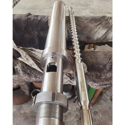 JUNSHUO Injection molding machine screw barrel  Stainless steel screw extruder screw