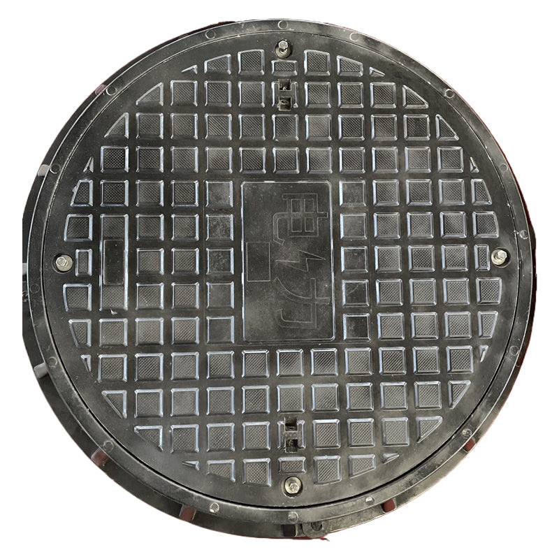 HESHENG Fiberglass reinforced plastic composite manhole cover  The pressure manhole cover is sealed and waterproof
