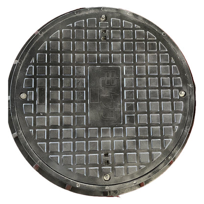HESHENG Fiberglass reinforced plastic composite manhole cover  The pressure manhole cover is sealed and waterproof