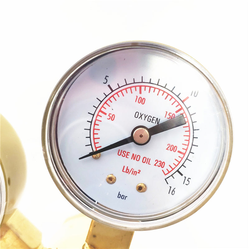 YONGJI Two-stage pressure reducer Starting lot of 6 pieces non-corrosive Gas Pressure Gauge Double-stage   pressure reducer  Oxygen pressure reducer Acetylene pressure reducer