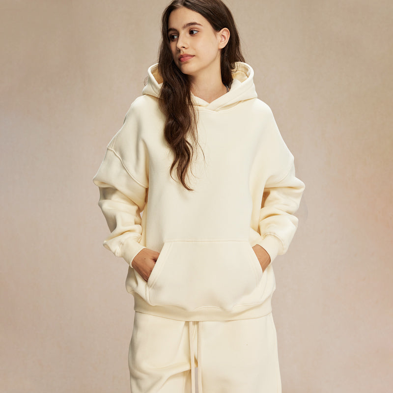 QINXI Hooded sweatshirt Starting quantity 20000 American retro Explosive top Fleece hoodie