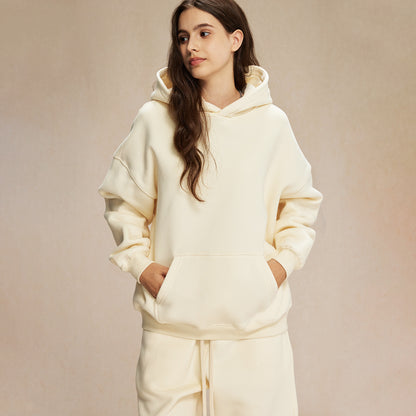 QINXI Hooded sweatshirt Starting quantity 20000 American retro Explosive top Fleece hoodie