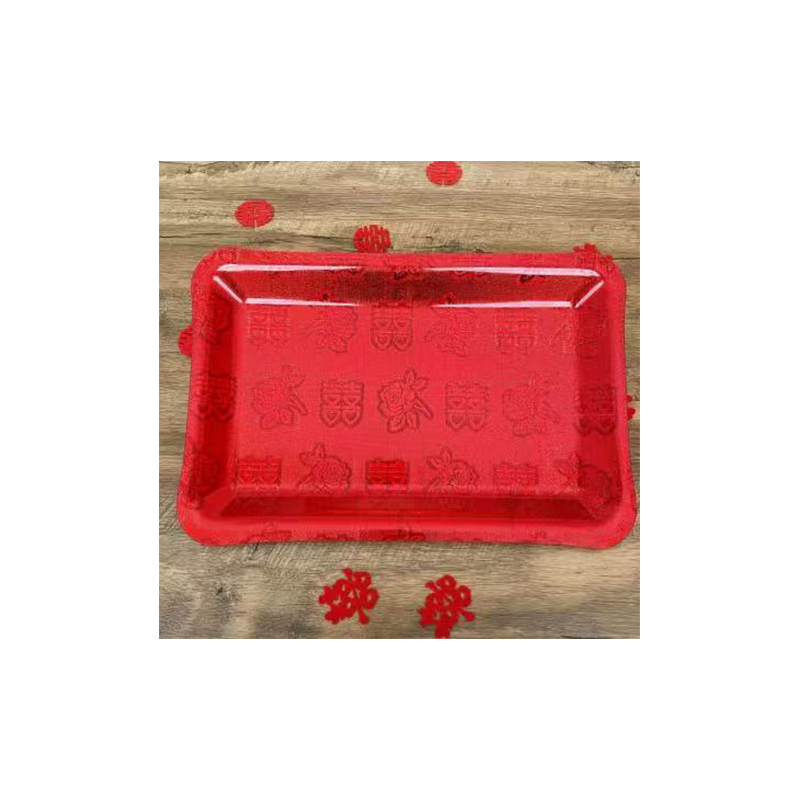 JINGMEI Rectangular Plastic Plate（For specific pricing, please contact customer service）Extra-Thick  Creative Snack Tray Party Platter