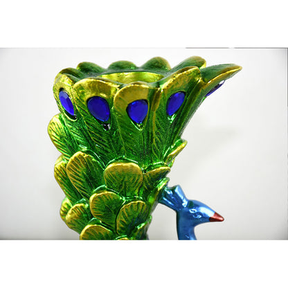 RONGHE Peacock Candle Holder（For specific pricing, please consult our customer service）Minimum order quantity: 200 pieces Simple and Modern Indoor Soft Decor Living Room Decorations