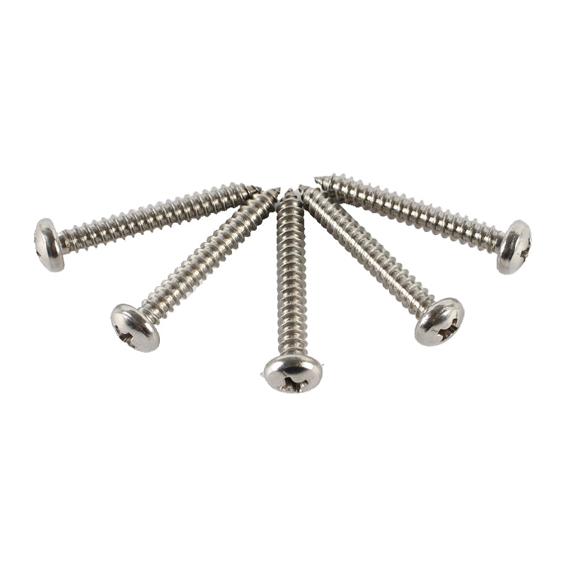 DAJIN Cross recessed pan head tapping screws zinc plated Starting lot size 500,000 pieces Self-tapping nails with pointed end and big head Phillips screw