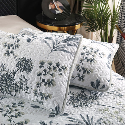 GANGZHENG 3Pcs Printed Bed Cover Set (French style 01)   Four seasons of high-end four-piece household