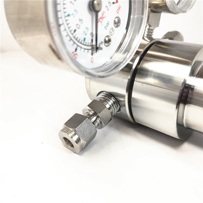 YONGJI Stainless steel pressure reducer Pressure reducing valves for manifolds Primary regulators Stainless Steel  pressure reducer Carbon dioxide pressure reducer Helium pressure reducer Inert gas pressure reducer