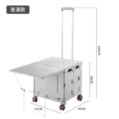 JIYING Portable Folding Shopping Cart 01