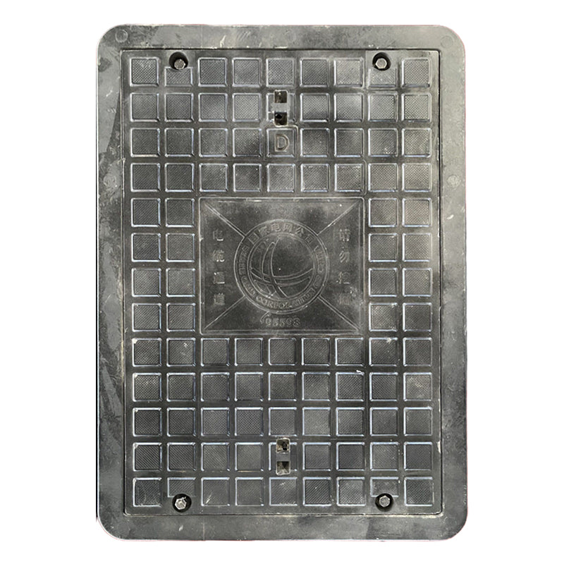 HESHENG Fiberglass reinforced plastic composite manhole cover  The pressure manhole cover is sealed and waterproof