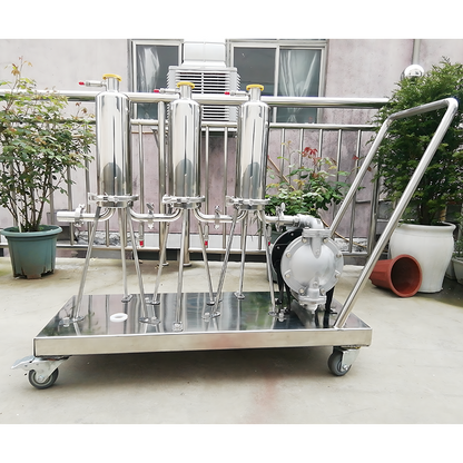 DUTE Trolley Filtration System（For specific pricing, please contact customer service）Customizable Impurity Interception Sewage/Wastewater Filtration