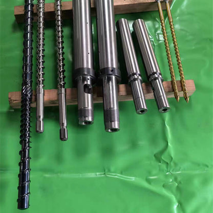 JUNSHUO Injection molding machine screw barrel  Stainless steel screw extruder screw