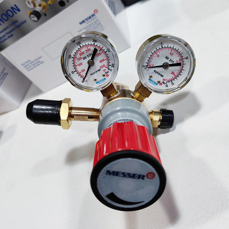 YONGJI Two-stage pressure reducer Starting lot of 6 pieces non-corrosive Gas Pressure Gauge Double-stage   pressure reducer  Oxygen pressure reducer Acetylene pressure reducer