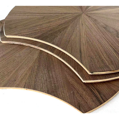 SHIJU Black walnut lotus leaf parquet  Multiple floors of solid wood laminated oak flooring