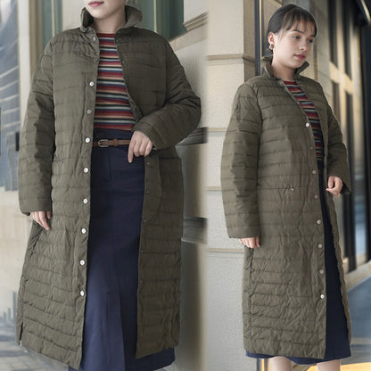 ZHENJIN Women's long padded jacket