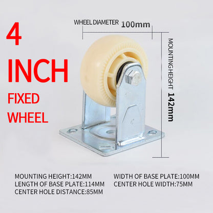 SHENGHONG Thickend Nylon Casters 02（For specific pricing, please consult customer service）Universal Wheel large caliber PP material
