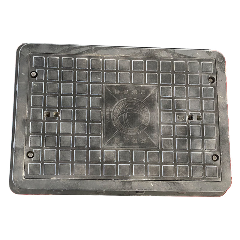 HESHENG Fiberglass reinforced plastic composite manhole cover  The pressure manhole cover is sealed and waterproof