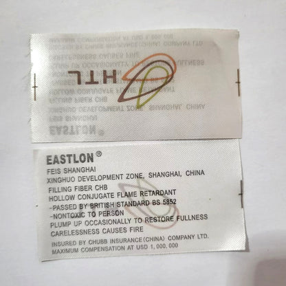 ZHENMING Clothing label washing  Customized high-end big brand collar wash label woven label