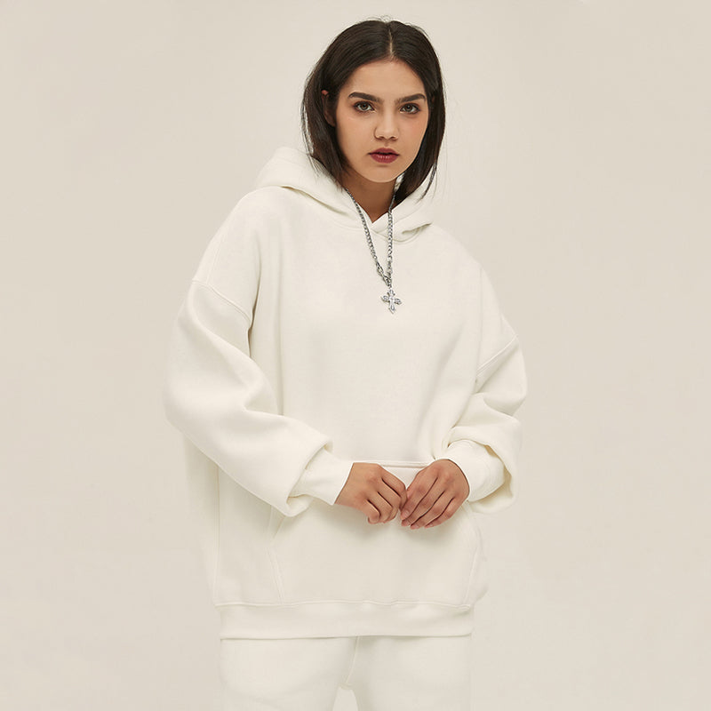QINXI Hooded sweatshirt Starting quantity 20000 American retro Explosive top Fleece hoodie