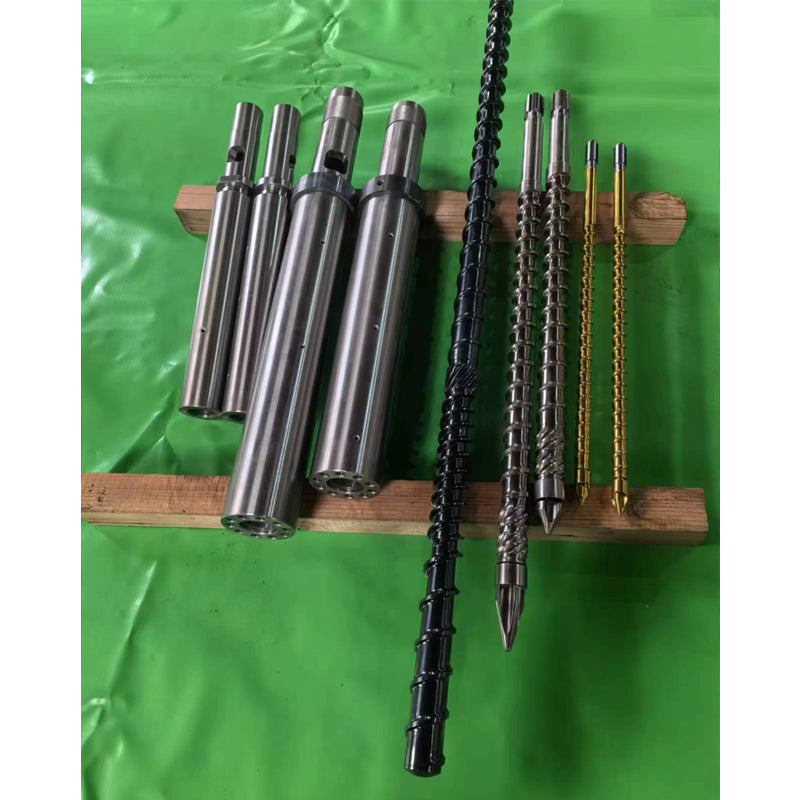 JUNSHUO Injection molding machine screw barrel  Stainless steel screw extruder screw